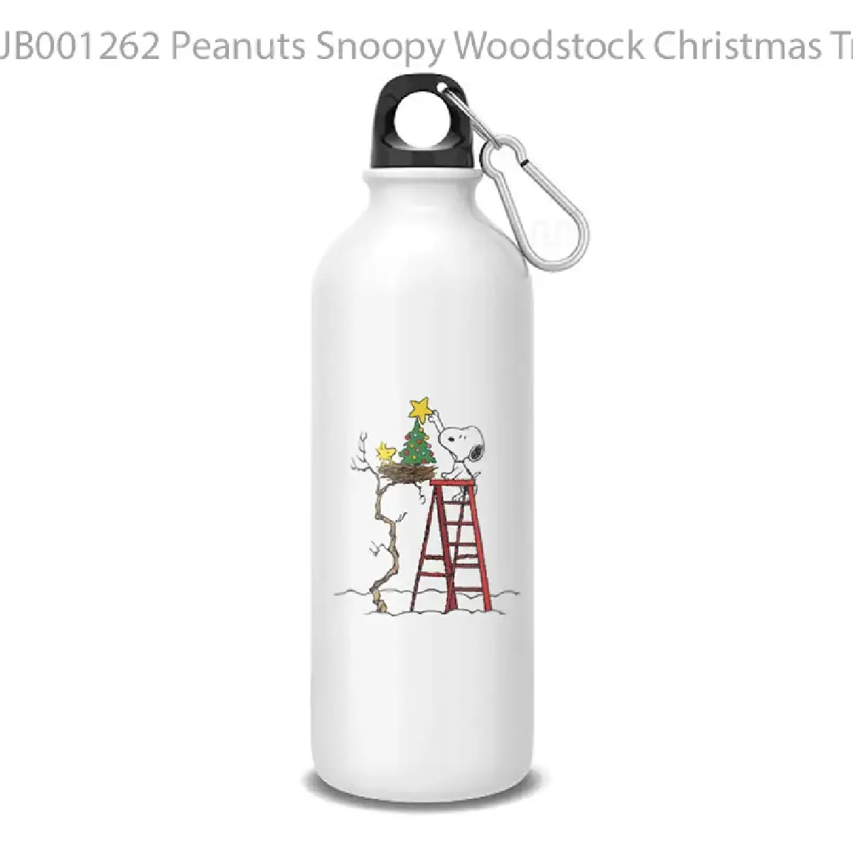 Peanuts Snoopy Woodstock Christmas Tree TShirt Botol Air Minum