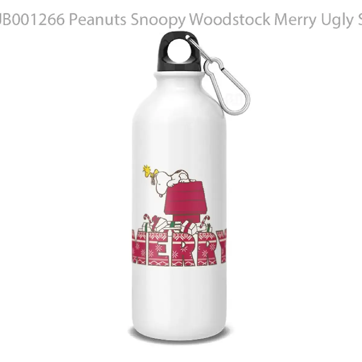 Peanuts Snoopy Woodstock Merry Ugly Sweateryyt Botol Air Minum