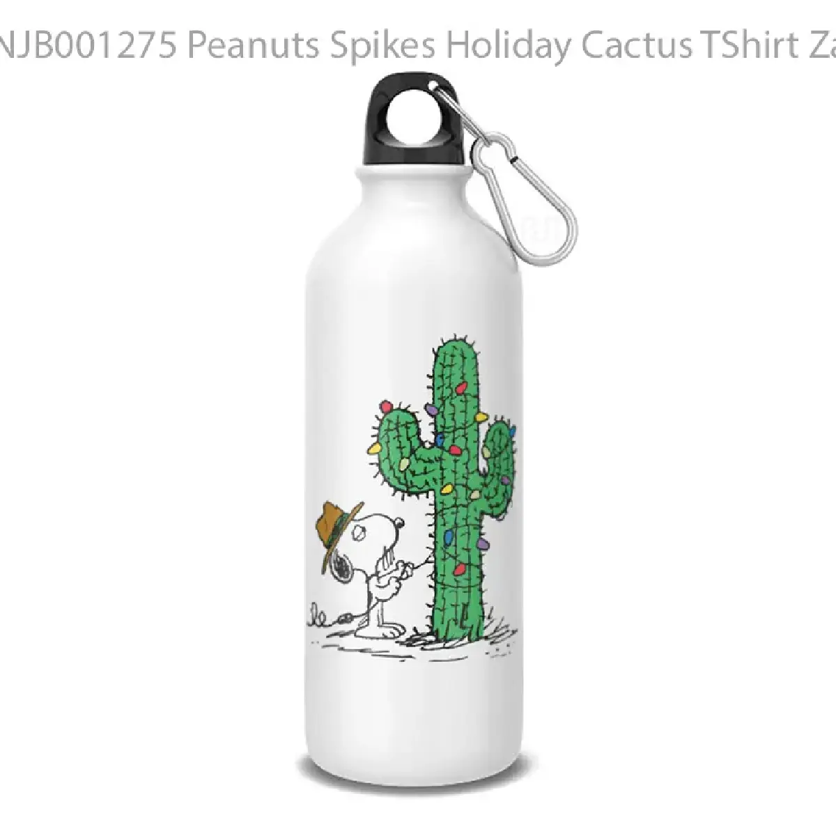 Peanuts Spikes Holiday Cactus TShirt Zazzlec Botol Air Minum