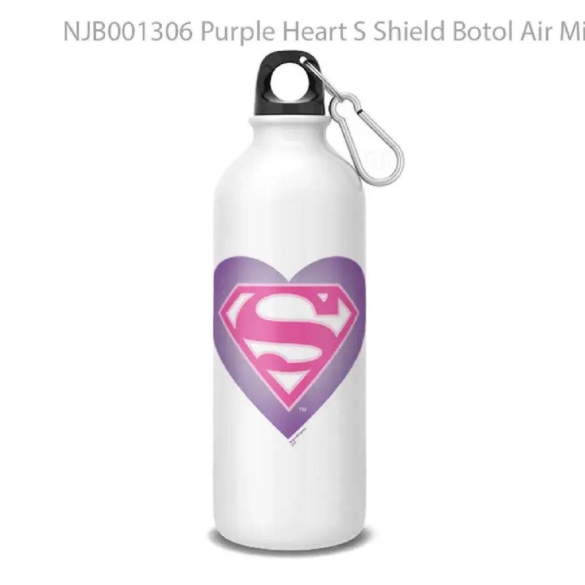 Purple Heart S Shield Botol Air Minum