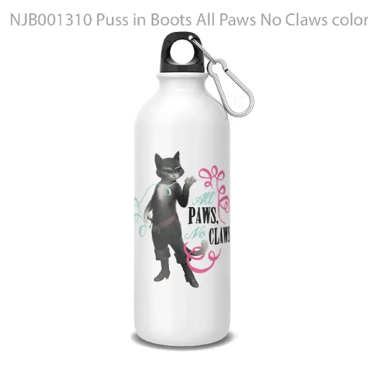 Puss in Boots All Paws No Claws color Botol Air Minum