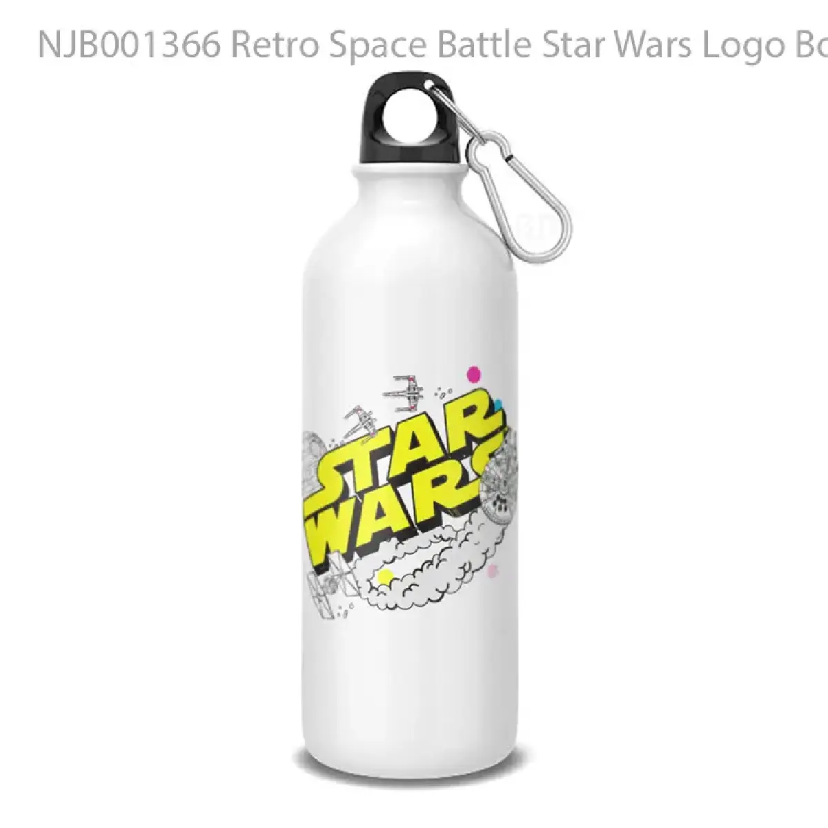 Retro Space Battle Star Wars Logo Botol Air Minum