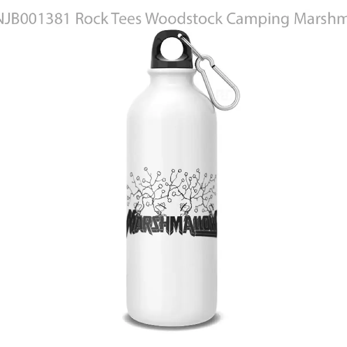 Rock Tees Woodstock Camping Marshmallows Botol Air Minum