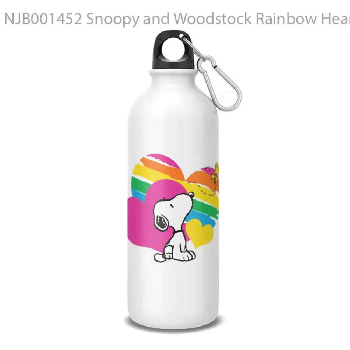 Snoopy and Woodstock Rainbow Hearts Botol Air Minum
