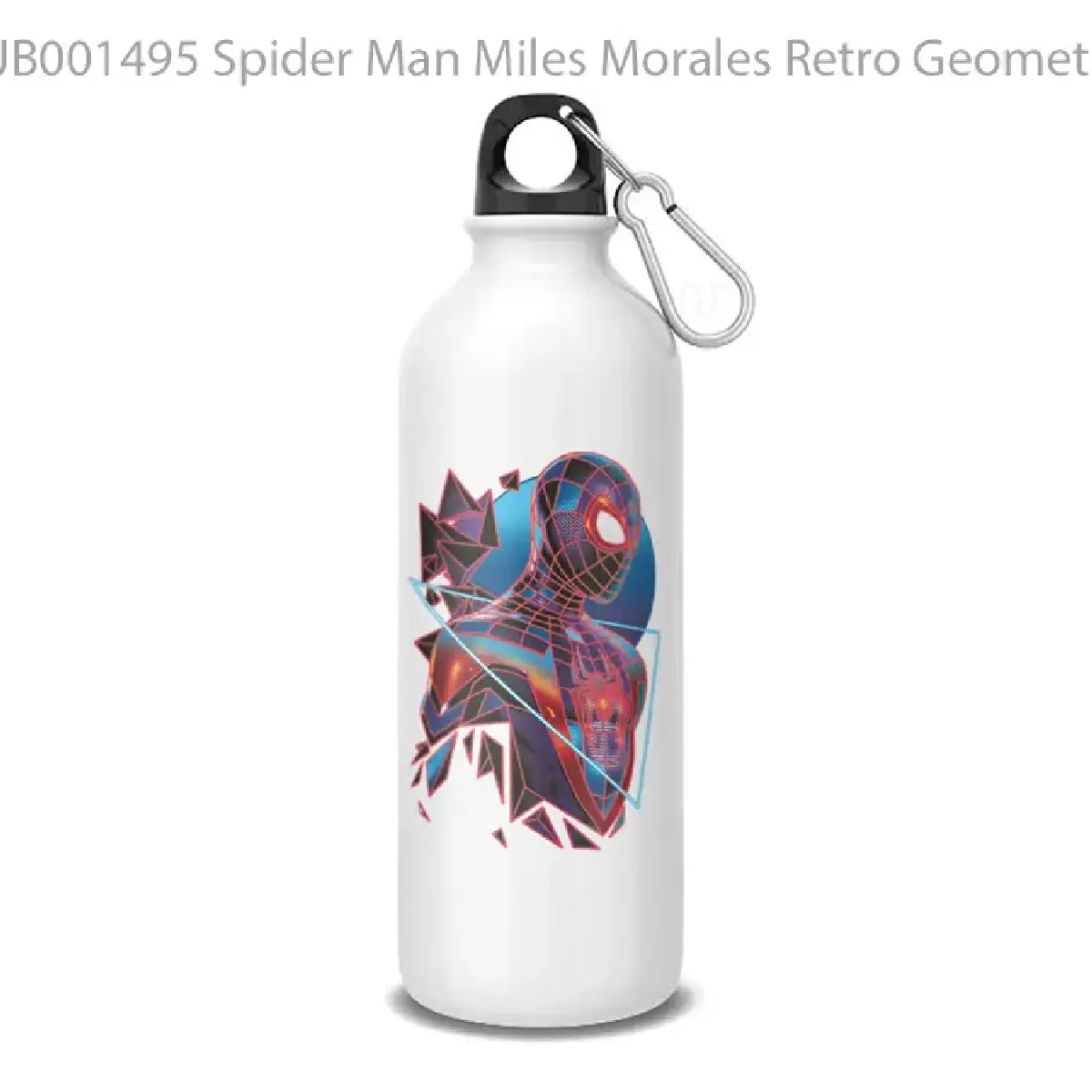 Spider Man Miles Morales Retro Geometric Shatter Botol Air Minum