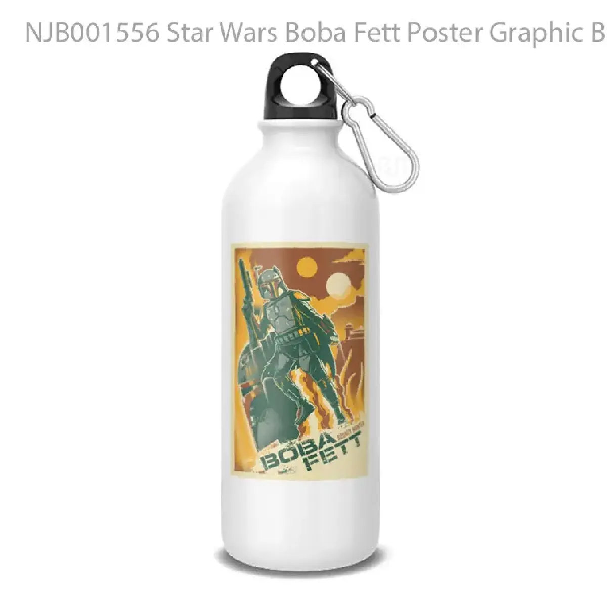 Star Wars Boba Fett Poster Graphic Botol Air Minum