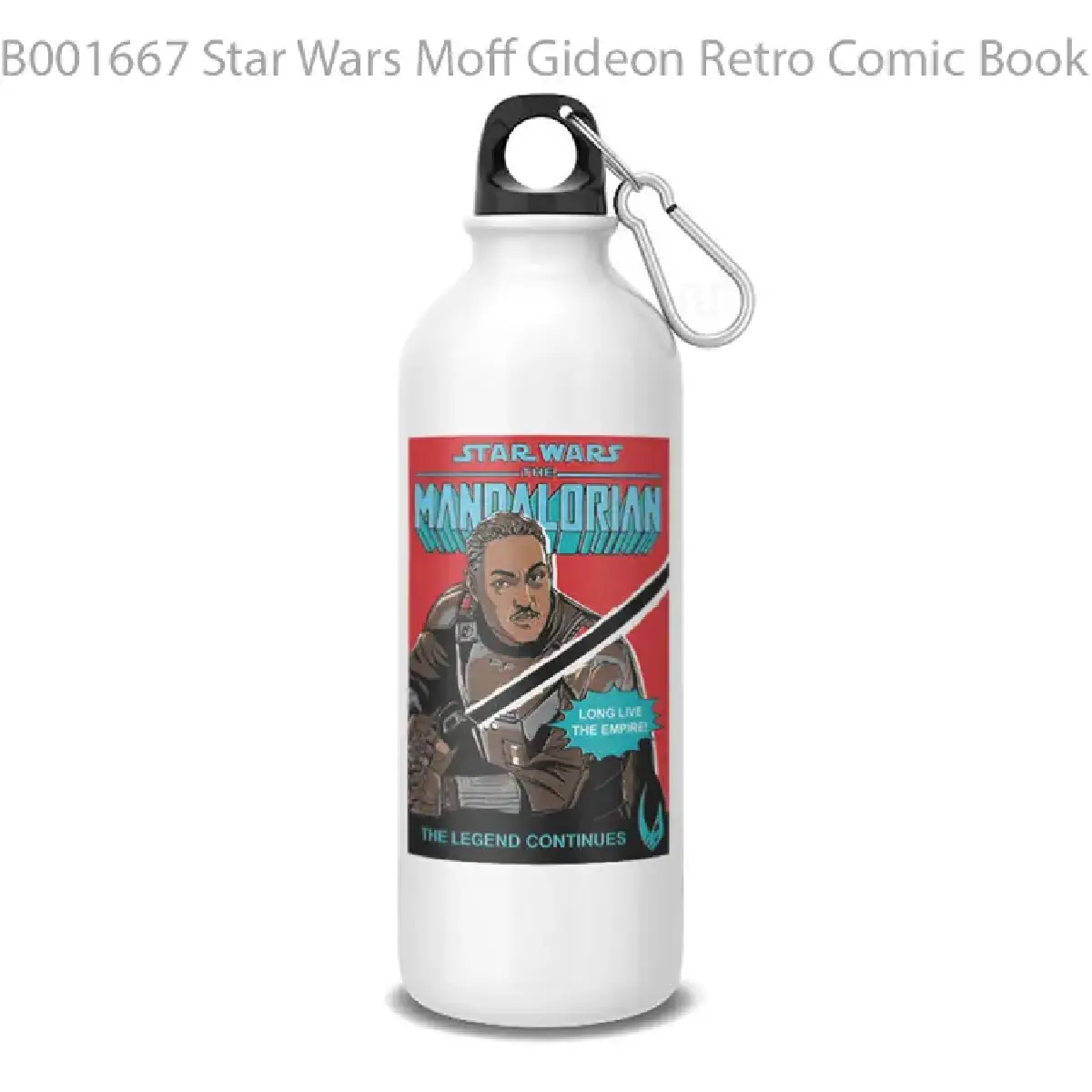 Star Wars Moff Gideon Retro Comic Book Style Cover Botol Air Minum
