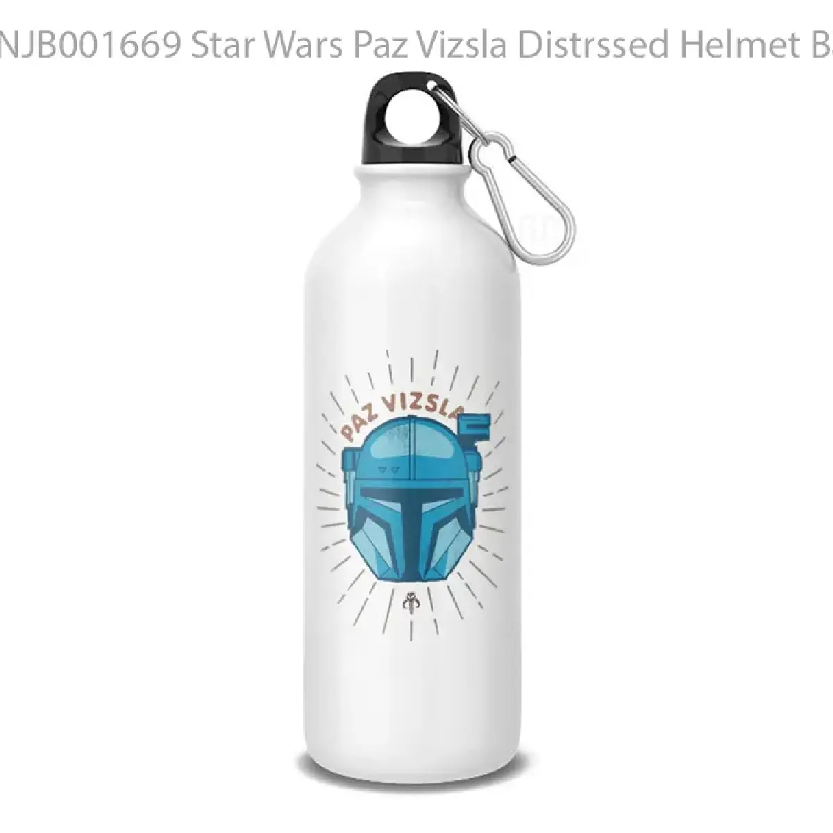 Star Wars Paz Vizsla Distrssed Helmet Badge Botol Air Minum