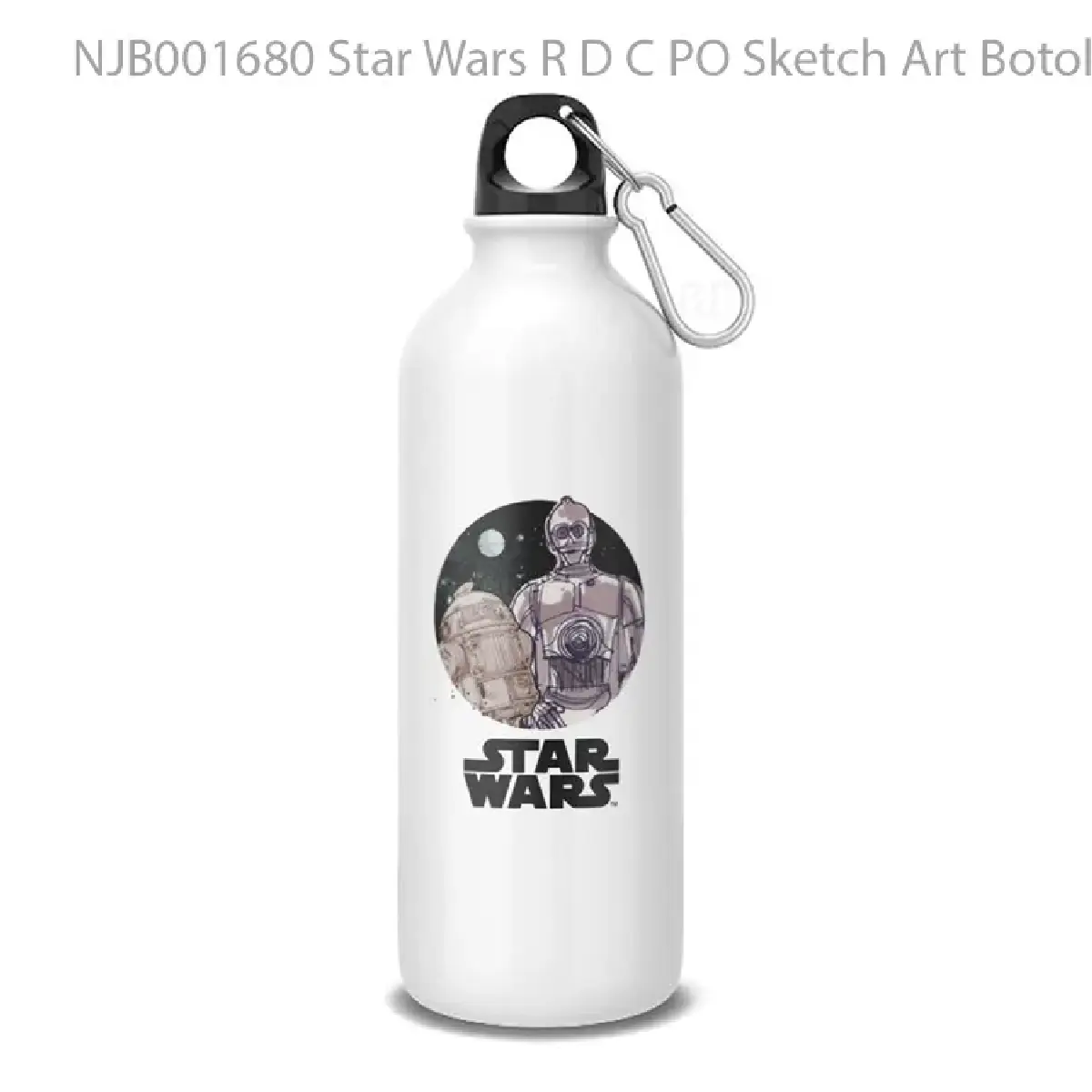 Star Wars R D C PO Sketch Art Botol Air Minum