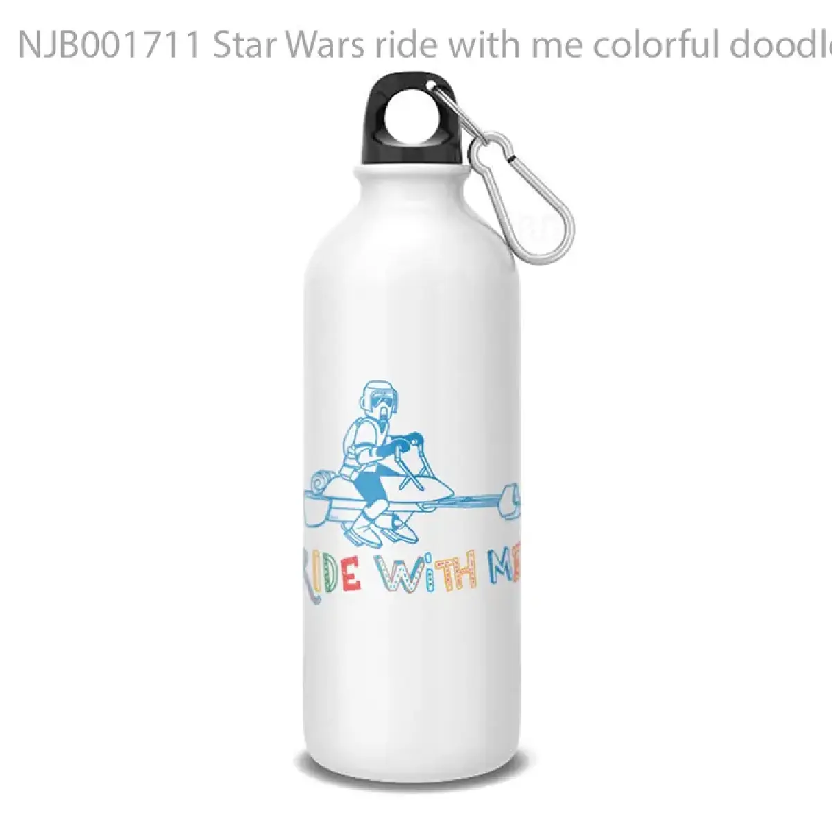 Star Wars ride with me colorful doodle Botol Air Minum