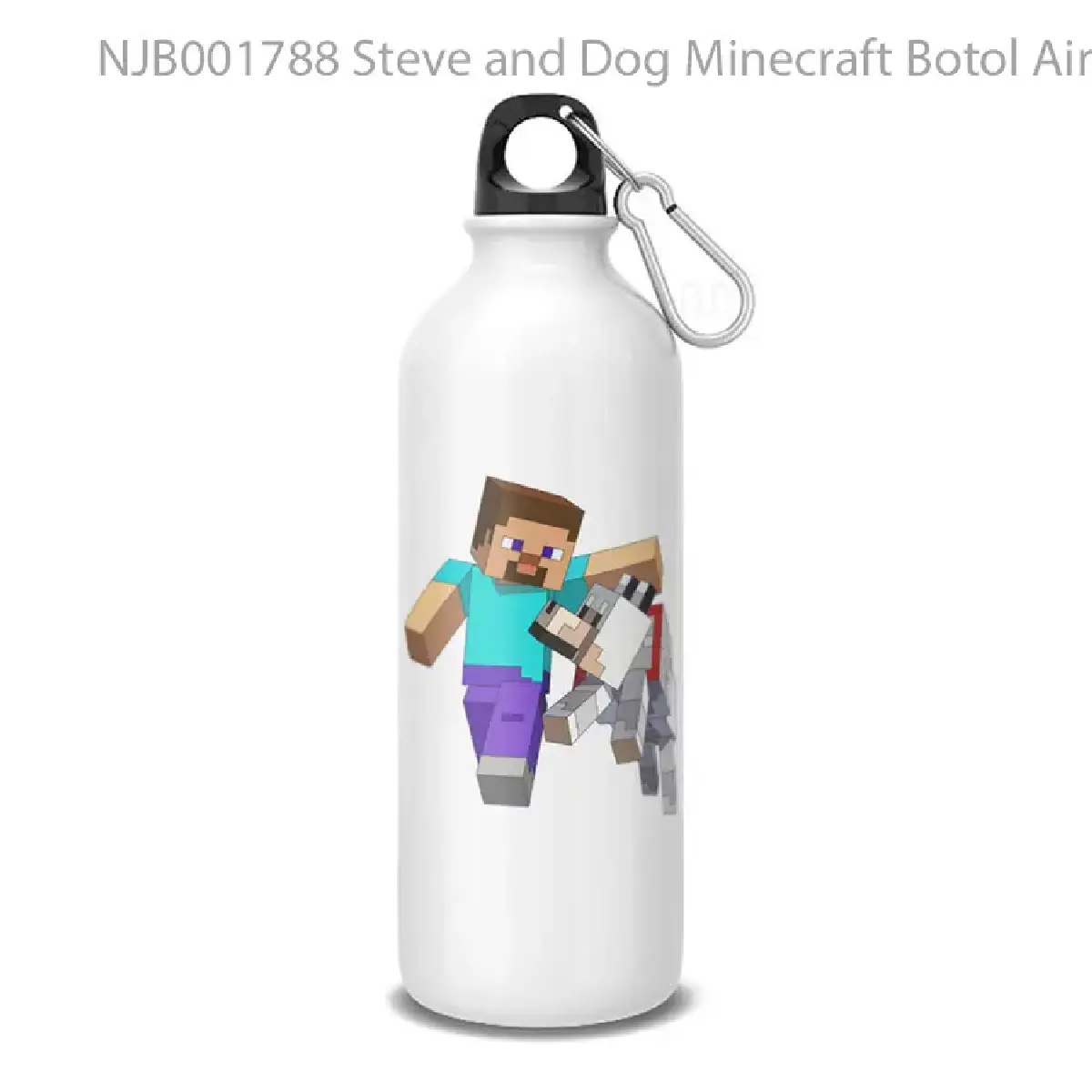 Steve and Dog Minecraft Botol Air Minum