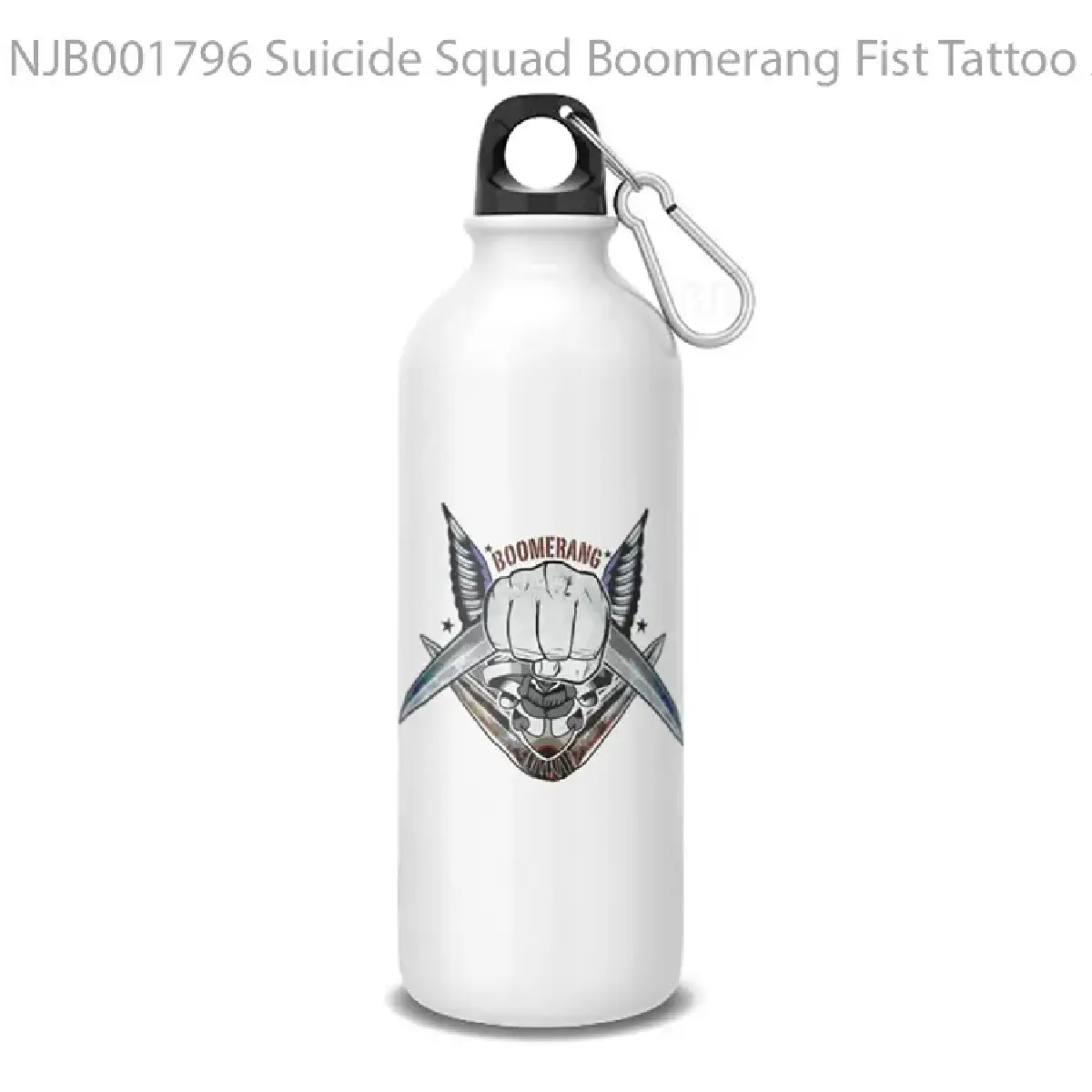 Suicide Squad Boomerang Fist Tattoo Art Botol Air Minum