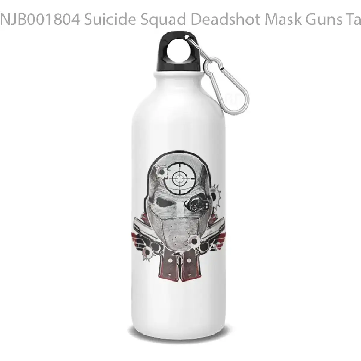 Suicide Squad Deadshot Mask Guns Tattoo Botol Air Minum