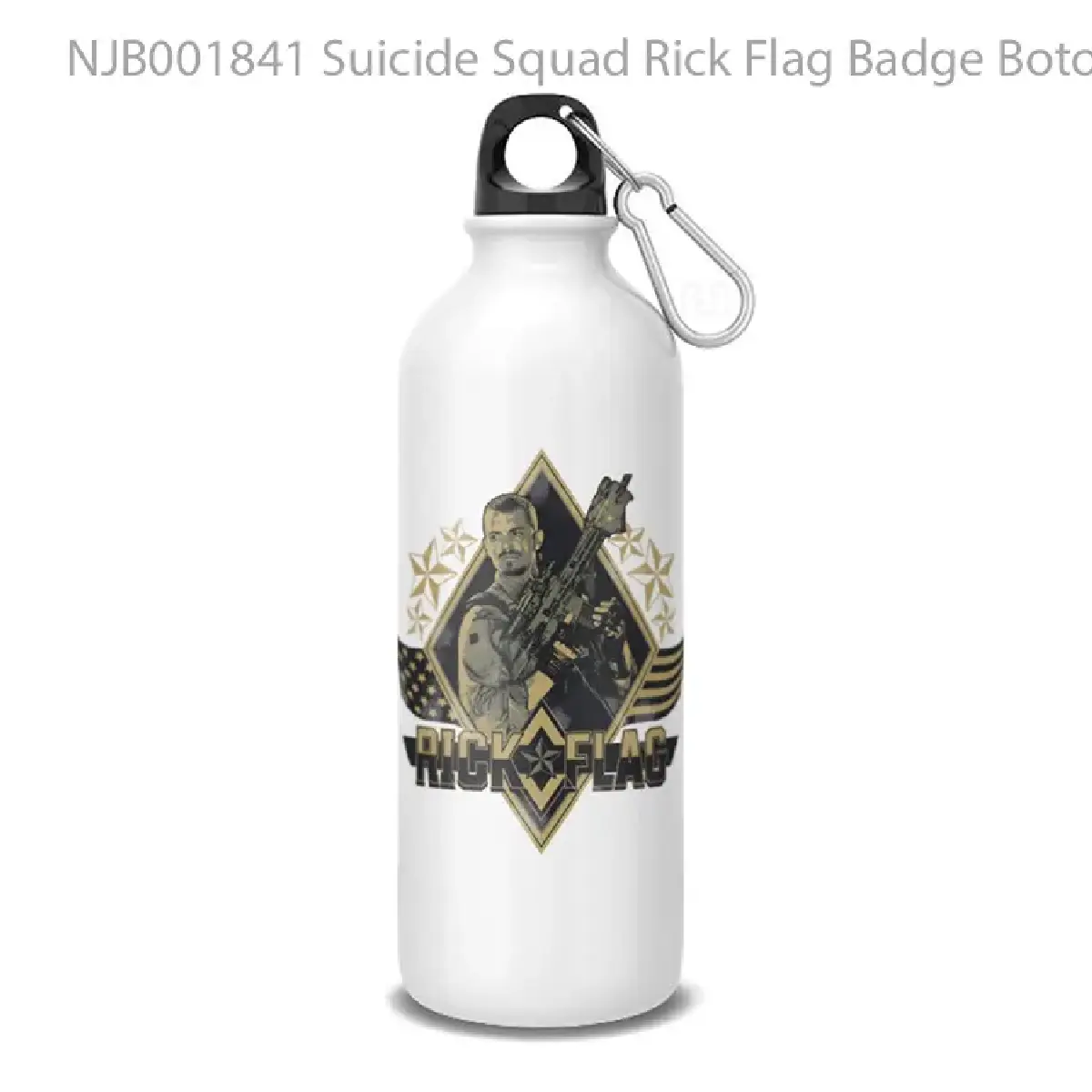 Suicide Squad Rick Flag Badge Botol Air Minum