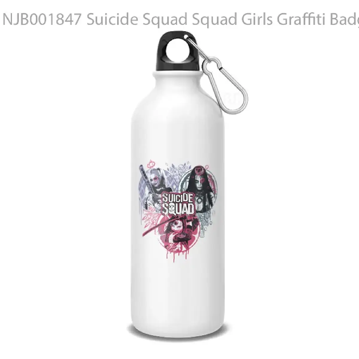 Suicide Squad Squad Girls Graffiti Badges Botol Air Minum