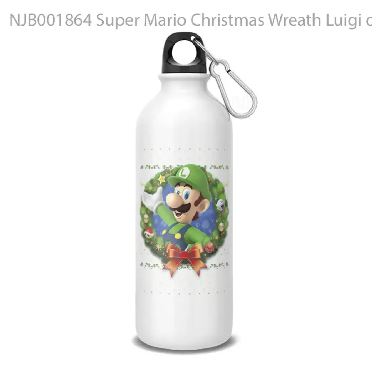 Super Mario Christmas Wreath Luigi d Botol Air Minum