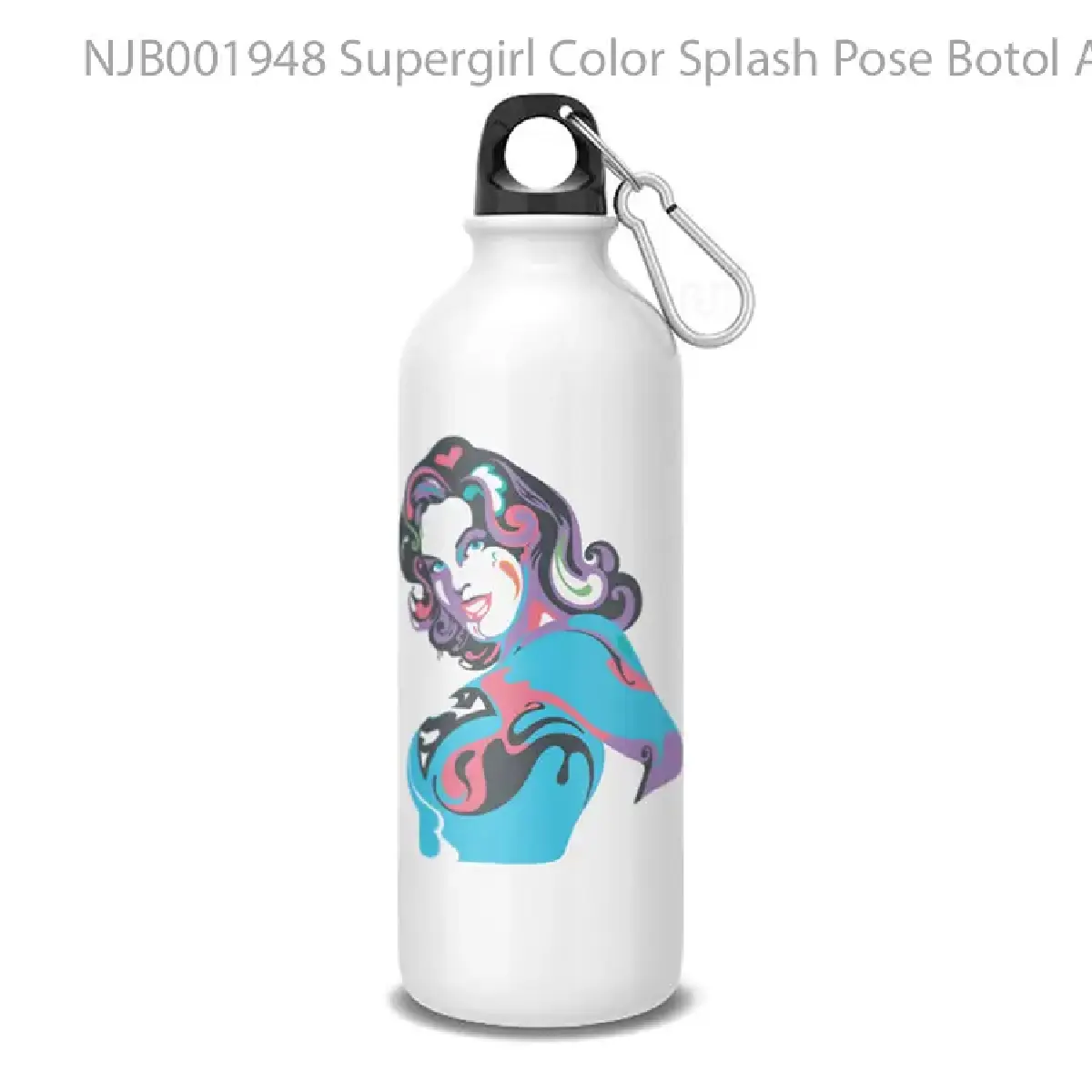 Supergirl Color Splash Pose Botol Air Minum