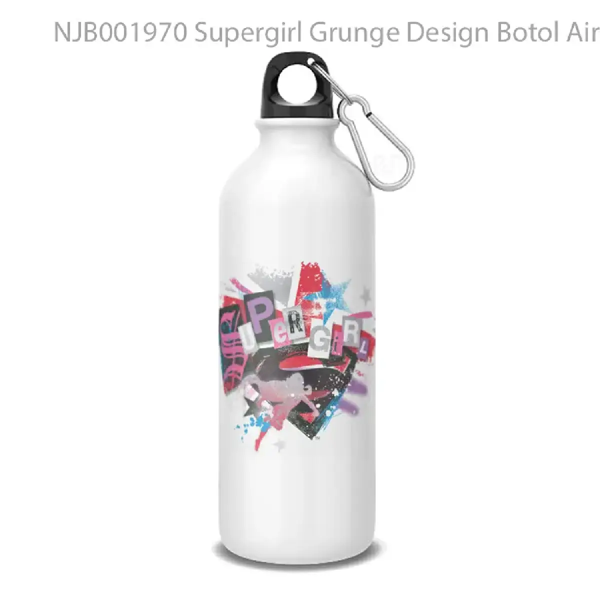 Supergirl Grunge Design Botol Air Minum