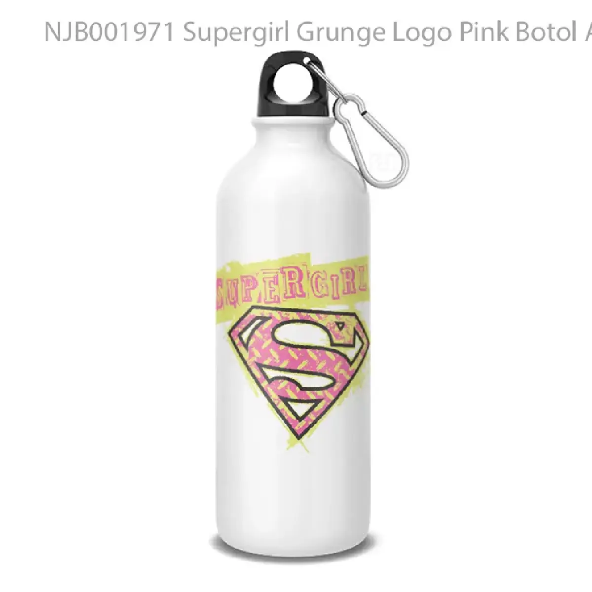 Supergirl Grunge Logo Pink Botol Air Minum