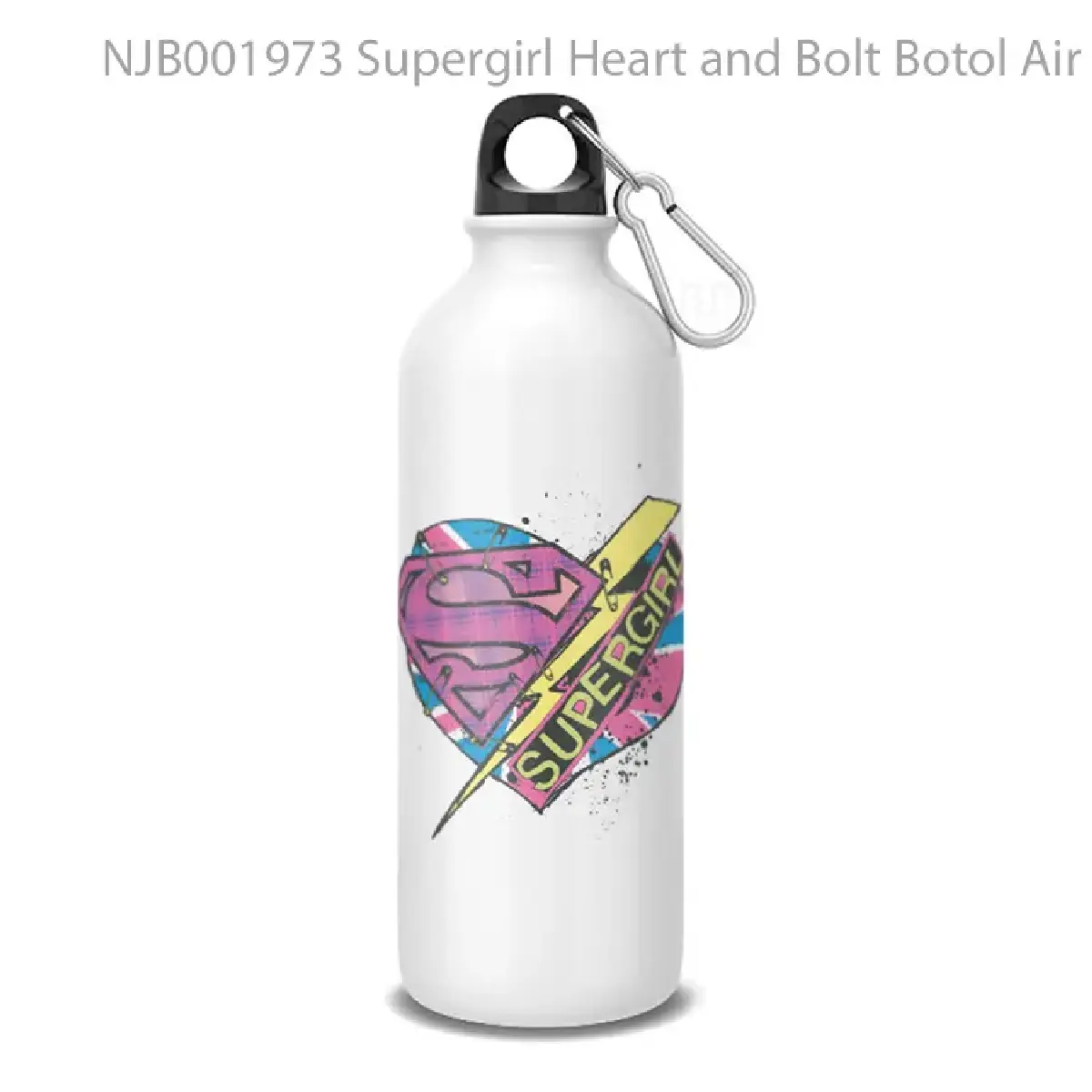 Supergirl Heart and Bolt Botol Air Minum
