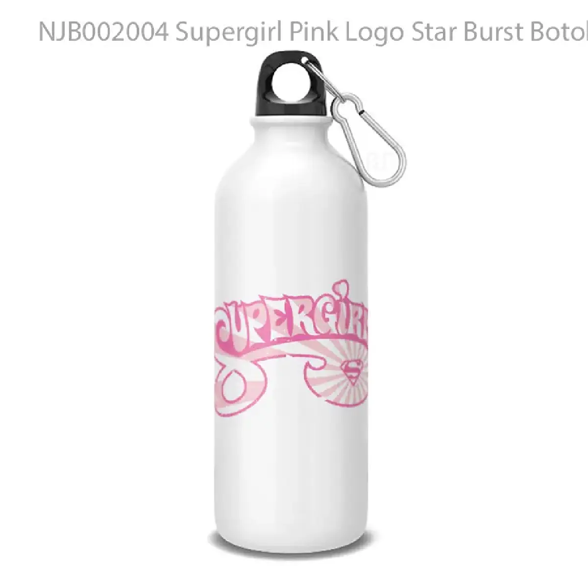 Supergirl Pink Logo Star Burst Botol Air Minum