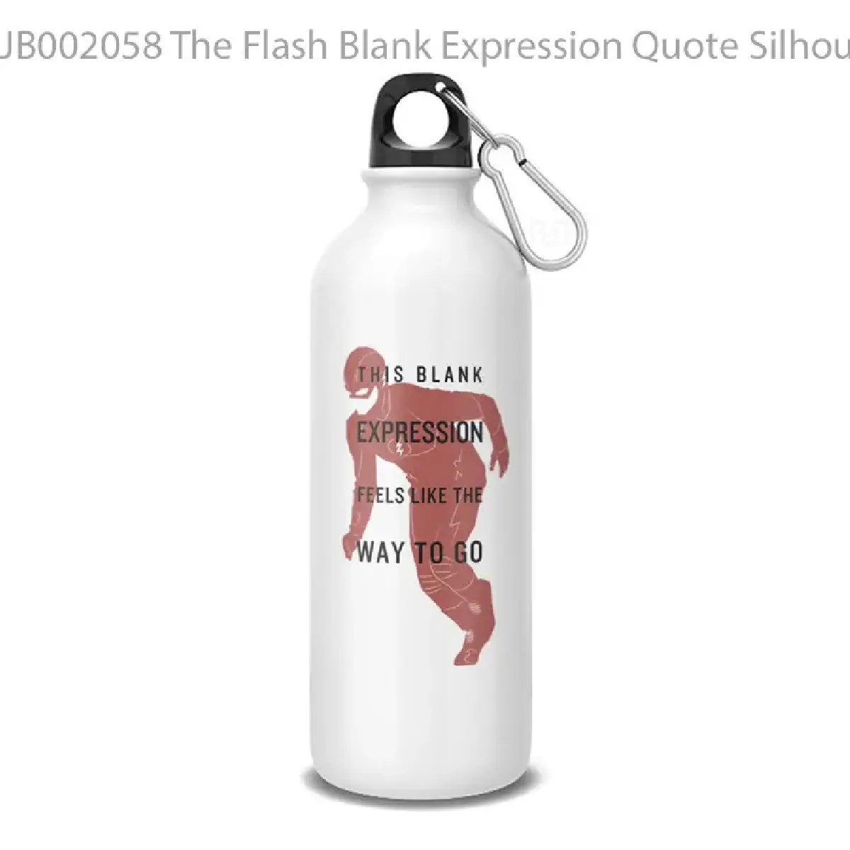 The Flash Blank Expression Quote Silhouette Two Botol Air Minum