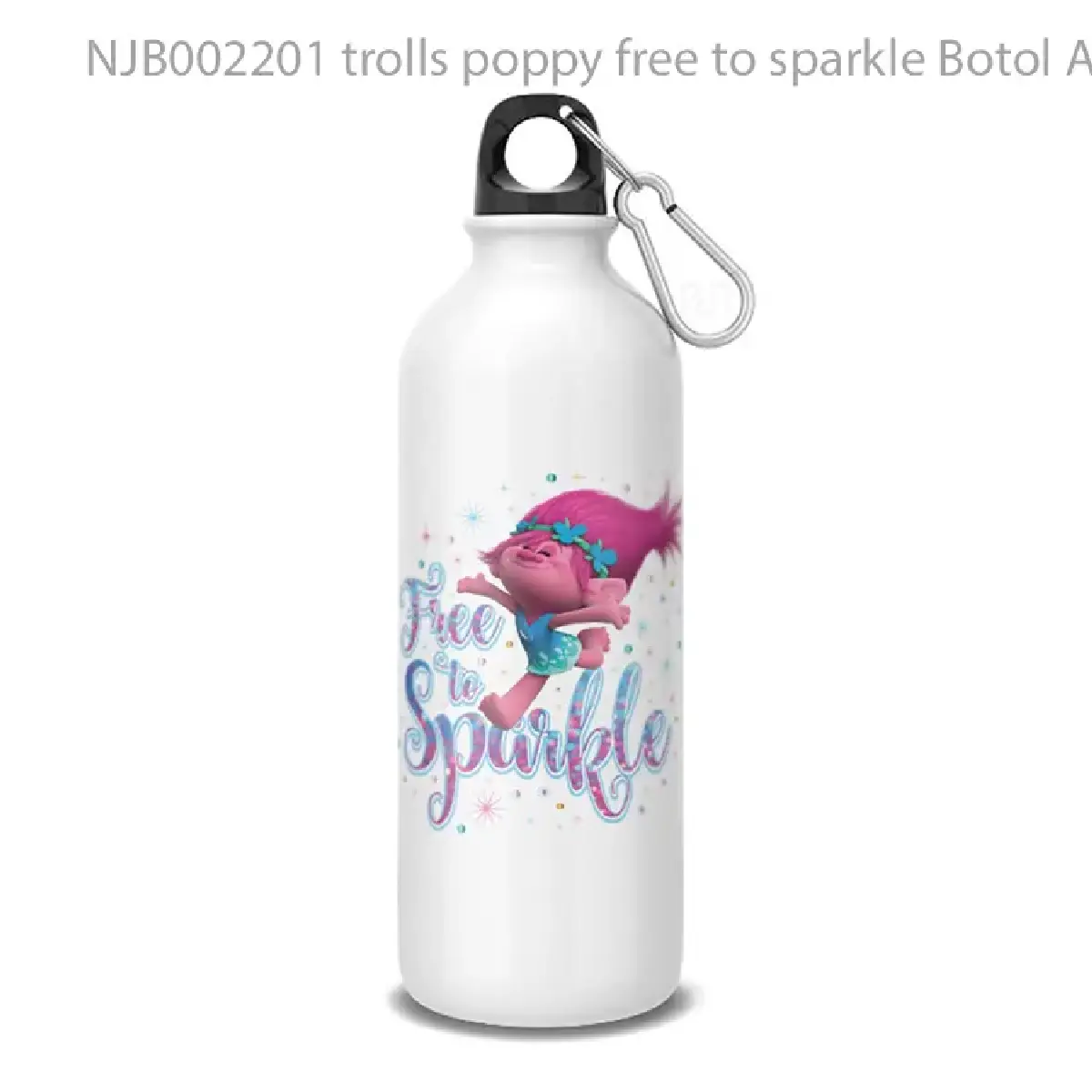 trolls poppy free to sparkle Botol Air Minum