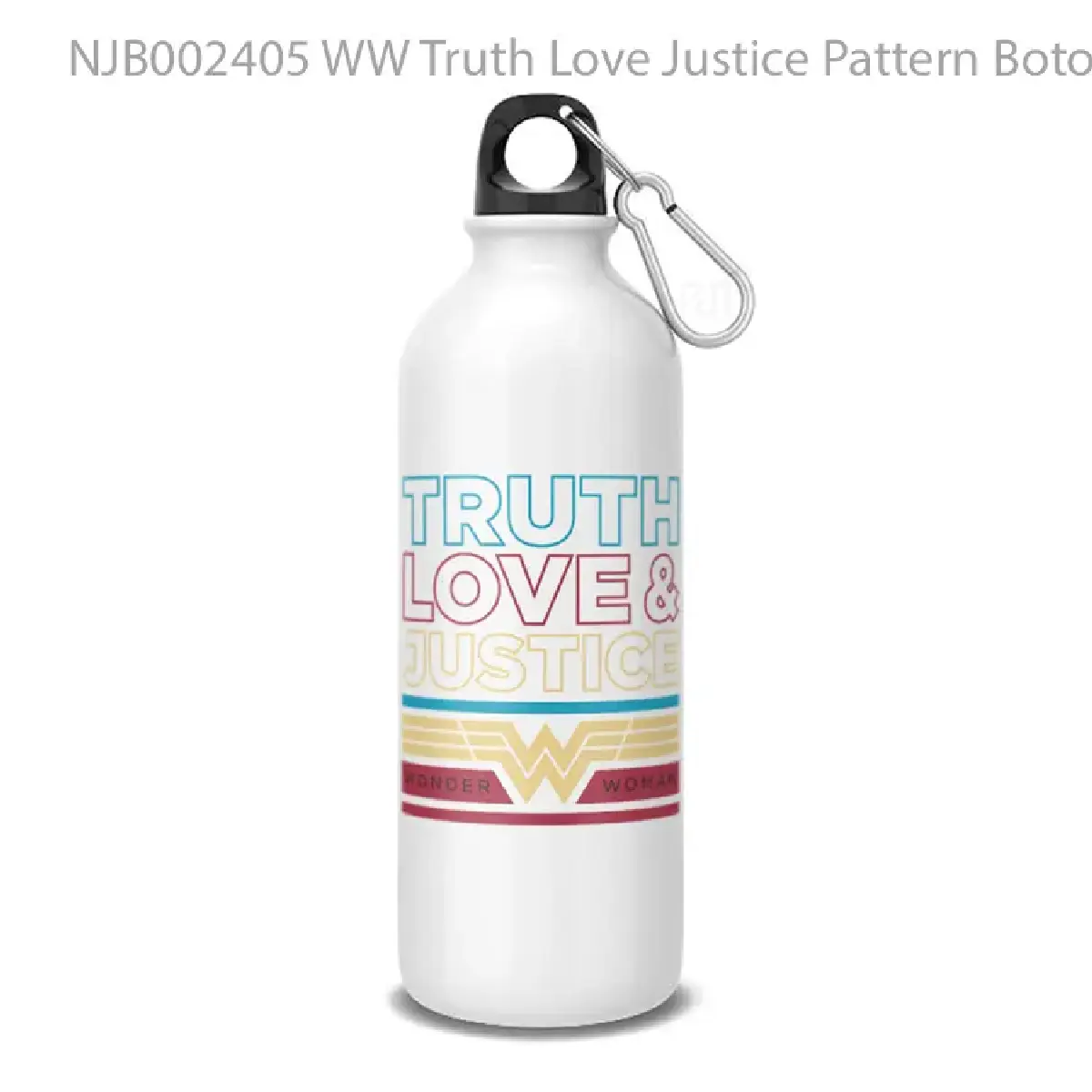 WW Truth Love Justice Pattern Botol Air Minum