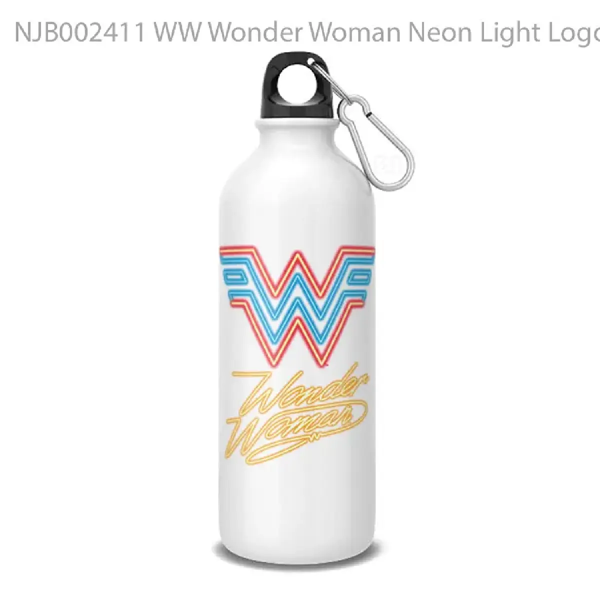 WW Wonder Woman Neon Light Logo Botol Air Minum