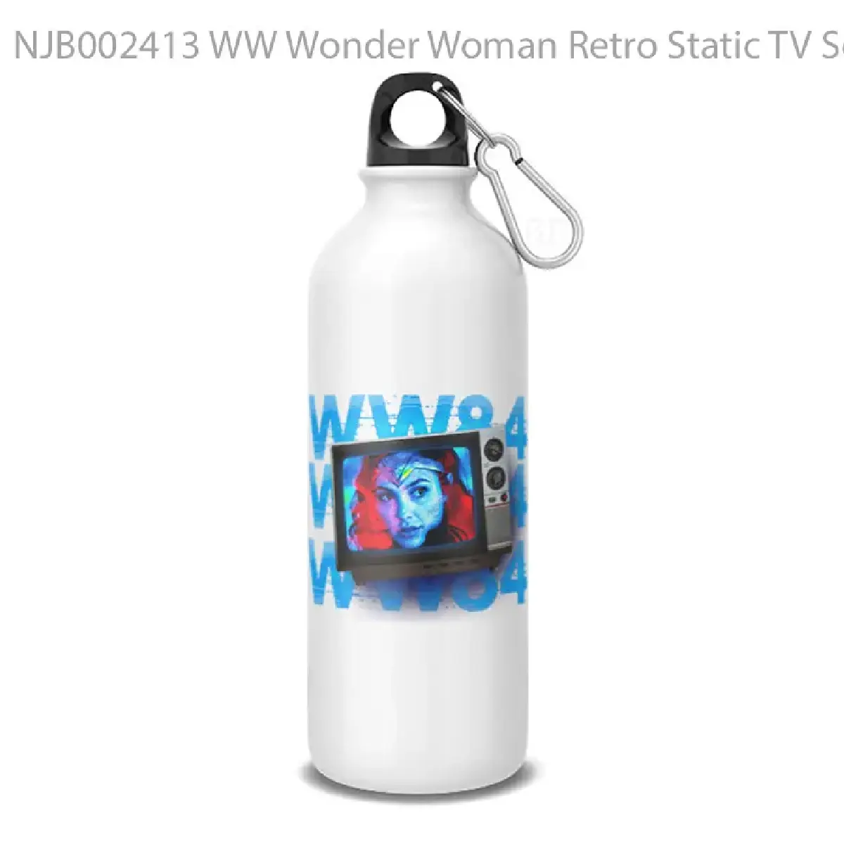 WW Wonder Woman Retro Static TV Set Botol Air Minum