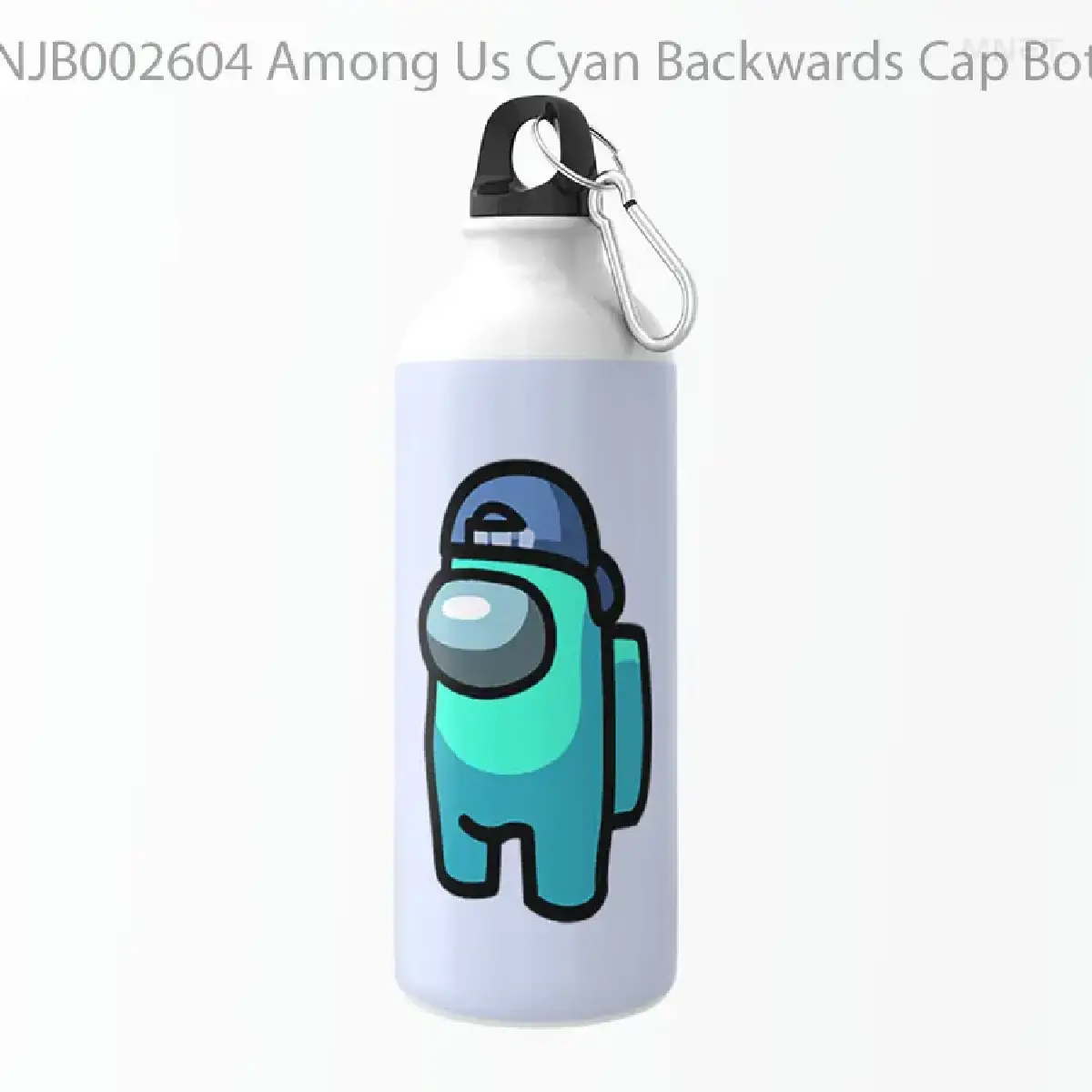 Among Us Cyan Backwards Cap Botol Air Minum