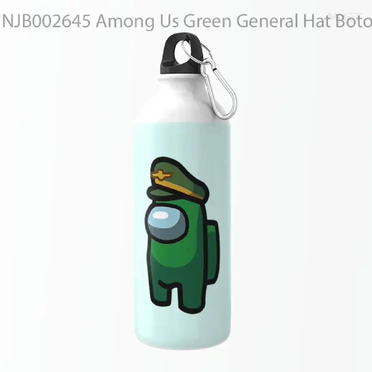 Among Us Green General Hat Botol Air Minum