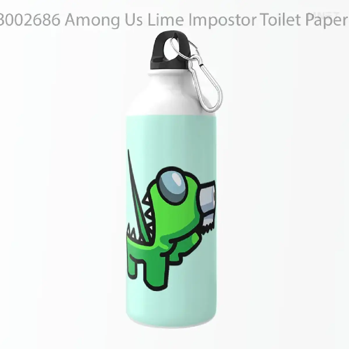 Among Us Lime Impostor Toilet Paper Hat Botol Air Minum