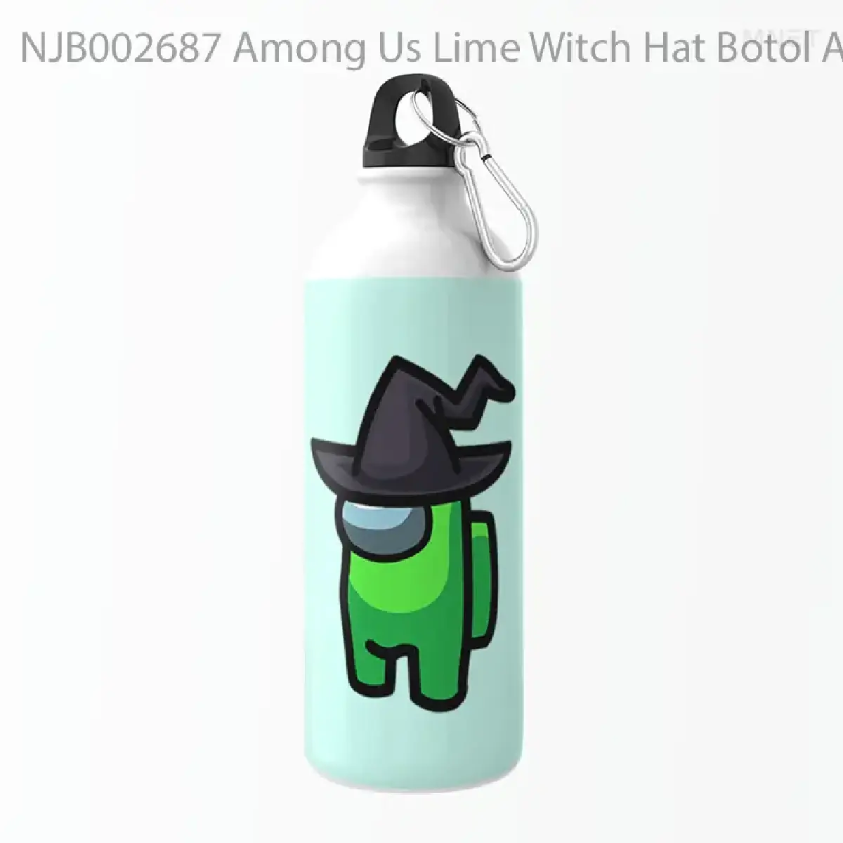 Among Us Lime Witch Hat Botol Air Minum