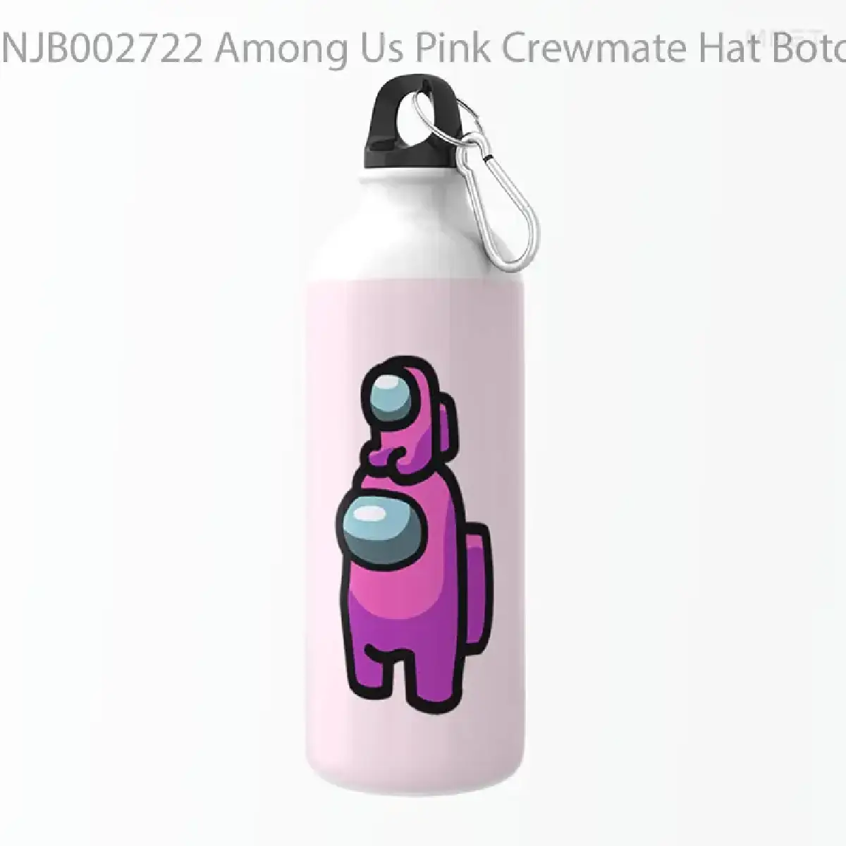 Among Us Pink Crewmate Hat Botol Air Minum