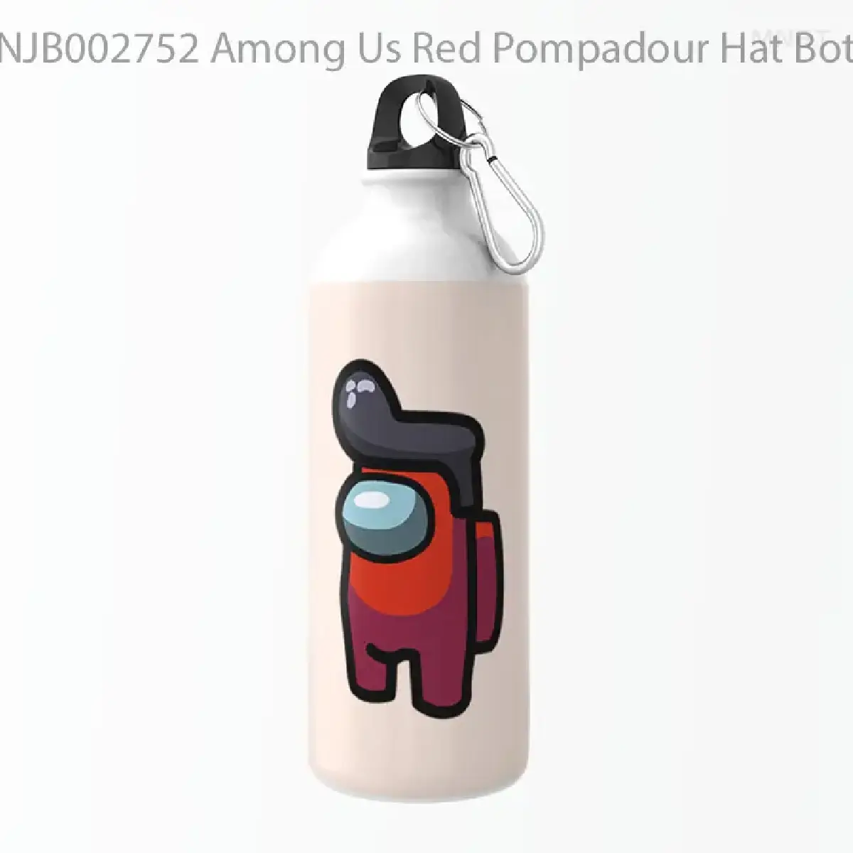 Among Us Red Pompadour Hat Botol Air Minum
