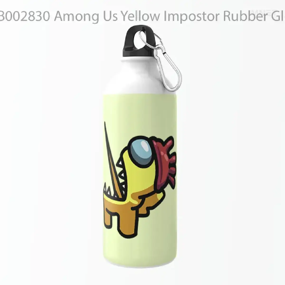 Among Us Yellow Impostor Rubber Glove Botol Air Minum