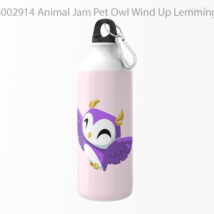 Animal Jam Pet Owl Wind Up Lemming Toy Botol Air Minum