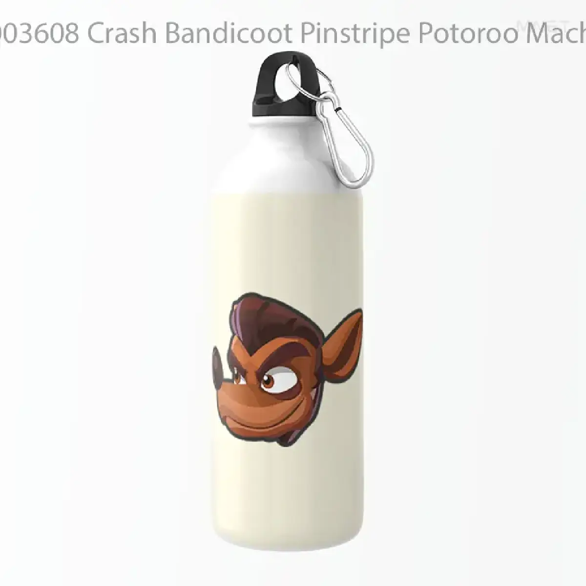Crash Bandicoot Pinstripe Potoroo Machine Gun Botol Air Minum