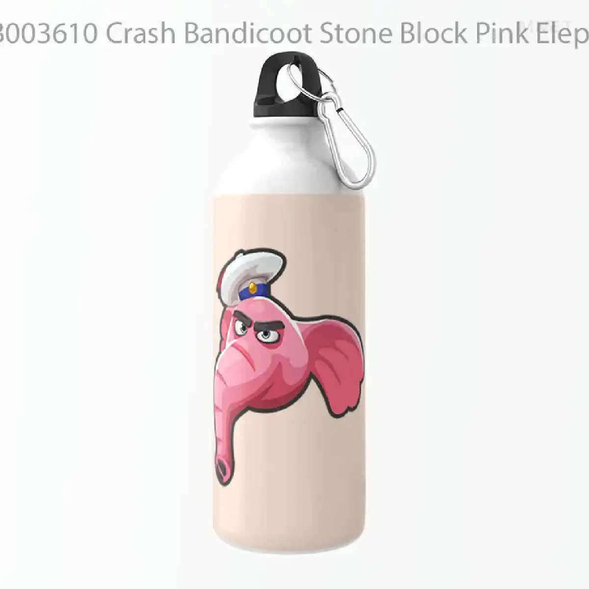 Crash Bandicoot Stone Block Pink Elephant Botol Air Minum