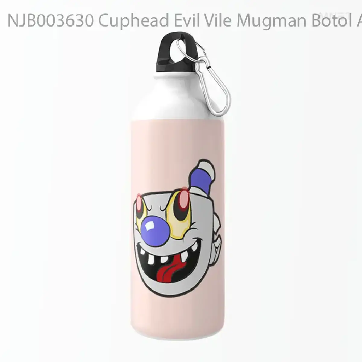 Cuphead Evil Vile Mugman Botol Air Minum
