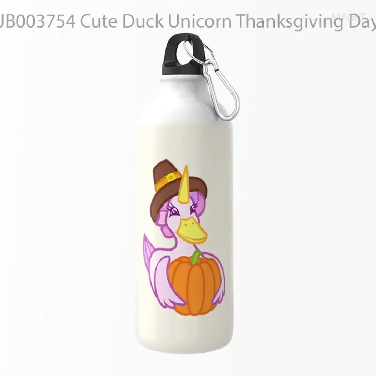Cute Duck Unicorn Thanksgiving Day Botol Air Minum