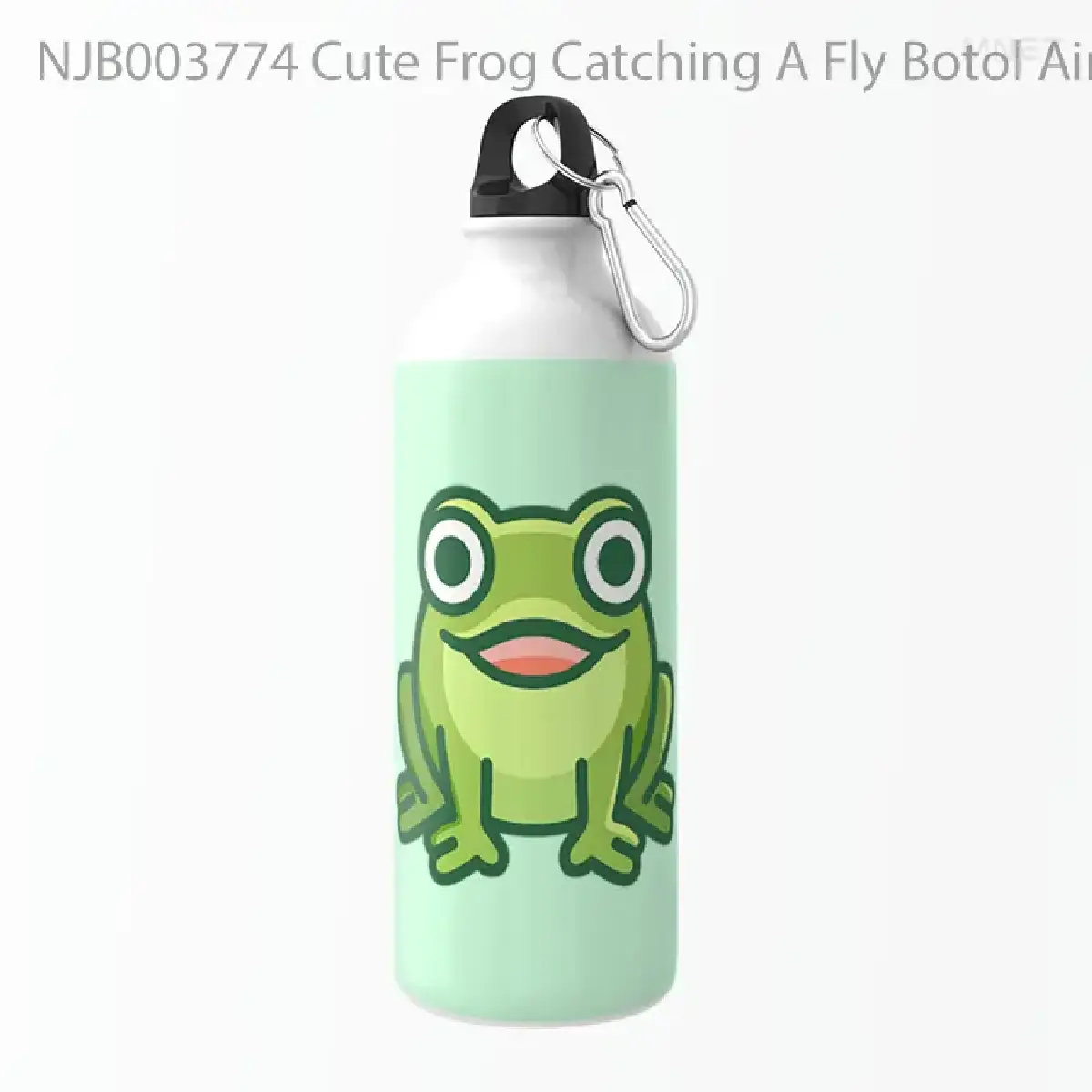 Cute Frog Catching A Fly Botol Air Minum