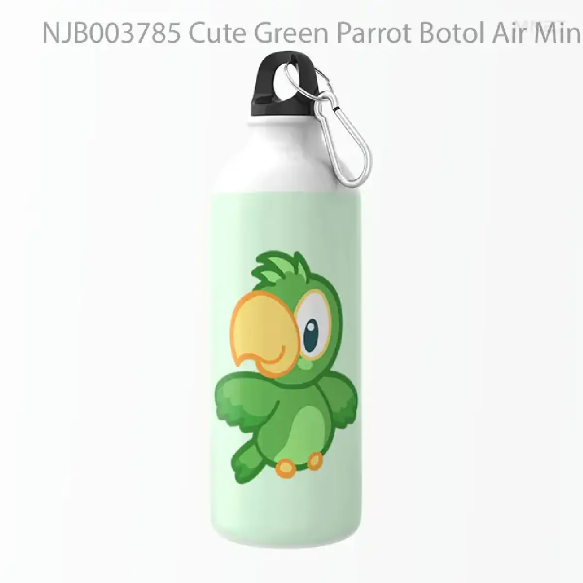 Cute Green Parrot Botol Air Minum