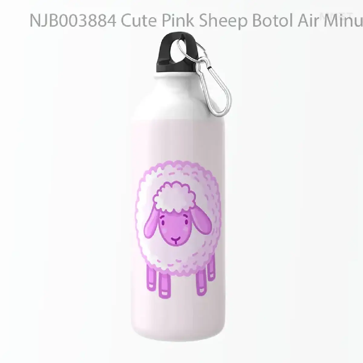 Cute Pink Sheep Botol Air Minum