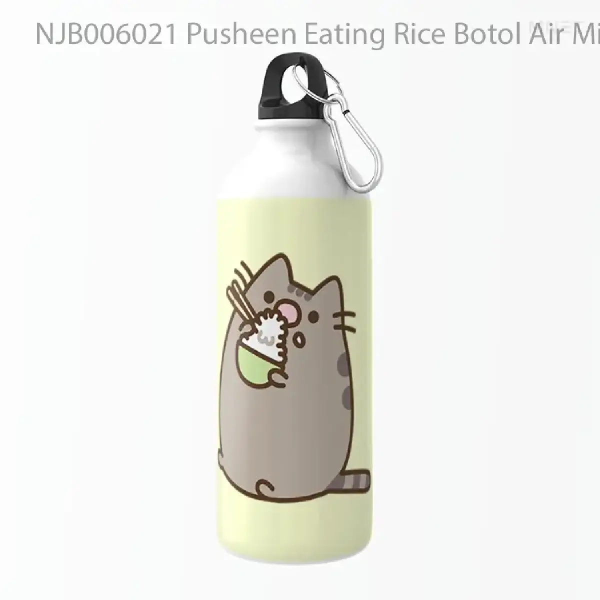 Pusheen Eating Rice Botol Air Minum