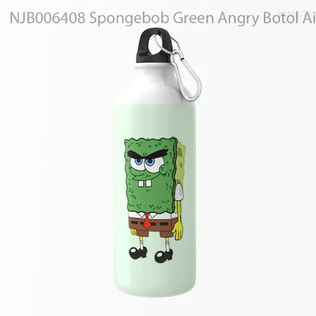 Spongebob Green Angry Botol Air Minum