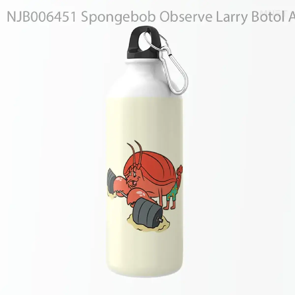 Spongebob Observe Larry Botol Air Minum