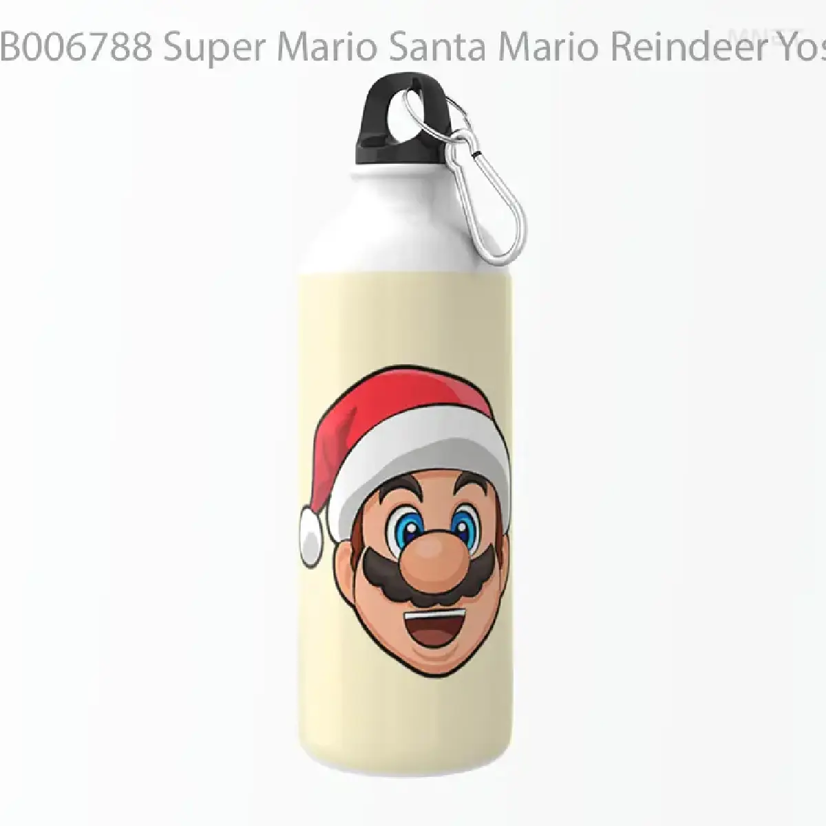 Super Mario Santa Mario Reindeer Yoshi Botol Air Minum