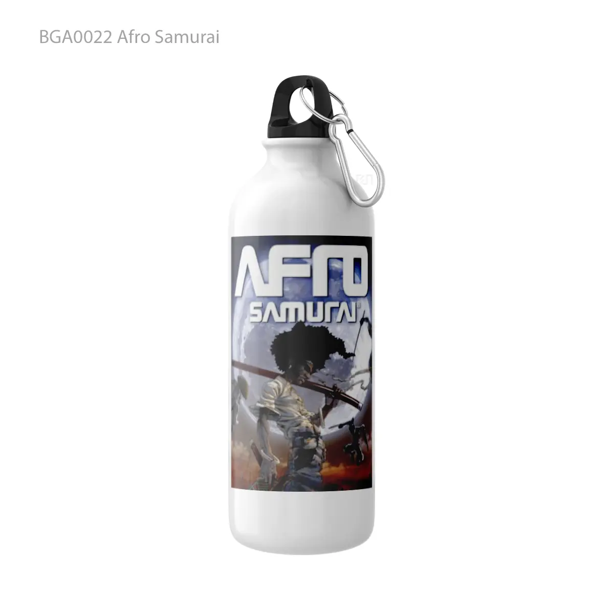 Botol Afro Samurai Alat Minum Olahraga Desain Game